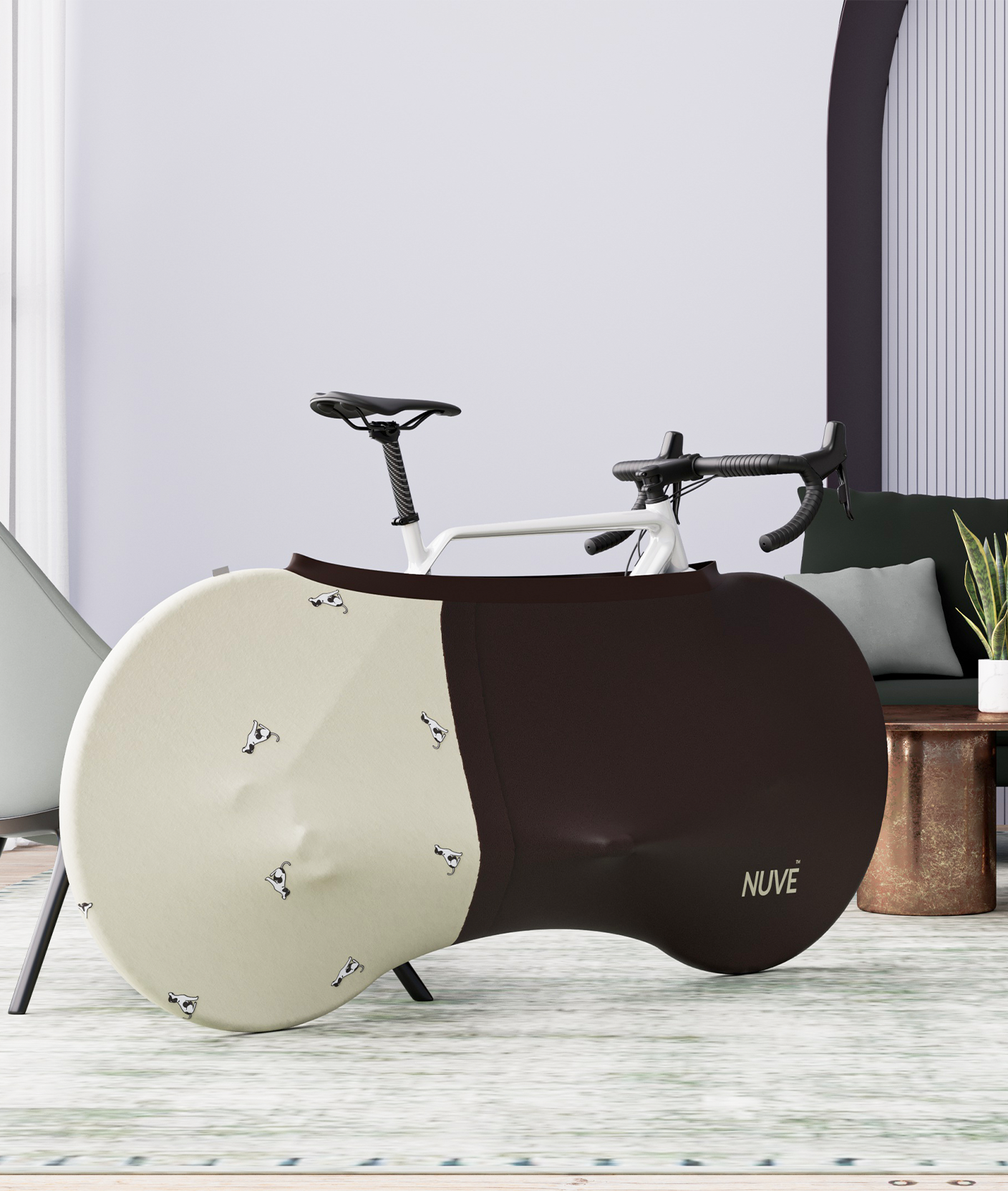 NX2 Hackney Pistachio Indoor Bike Cover