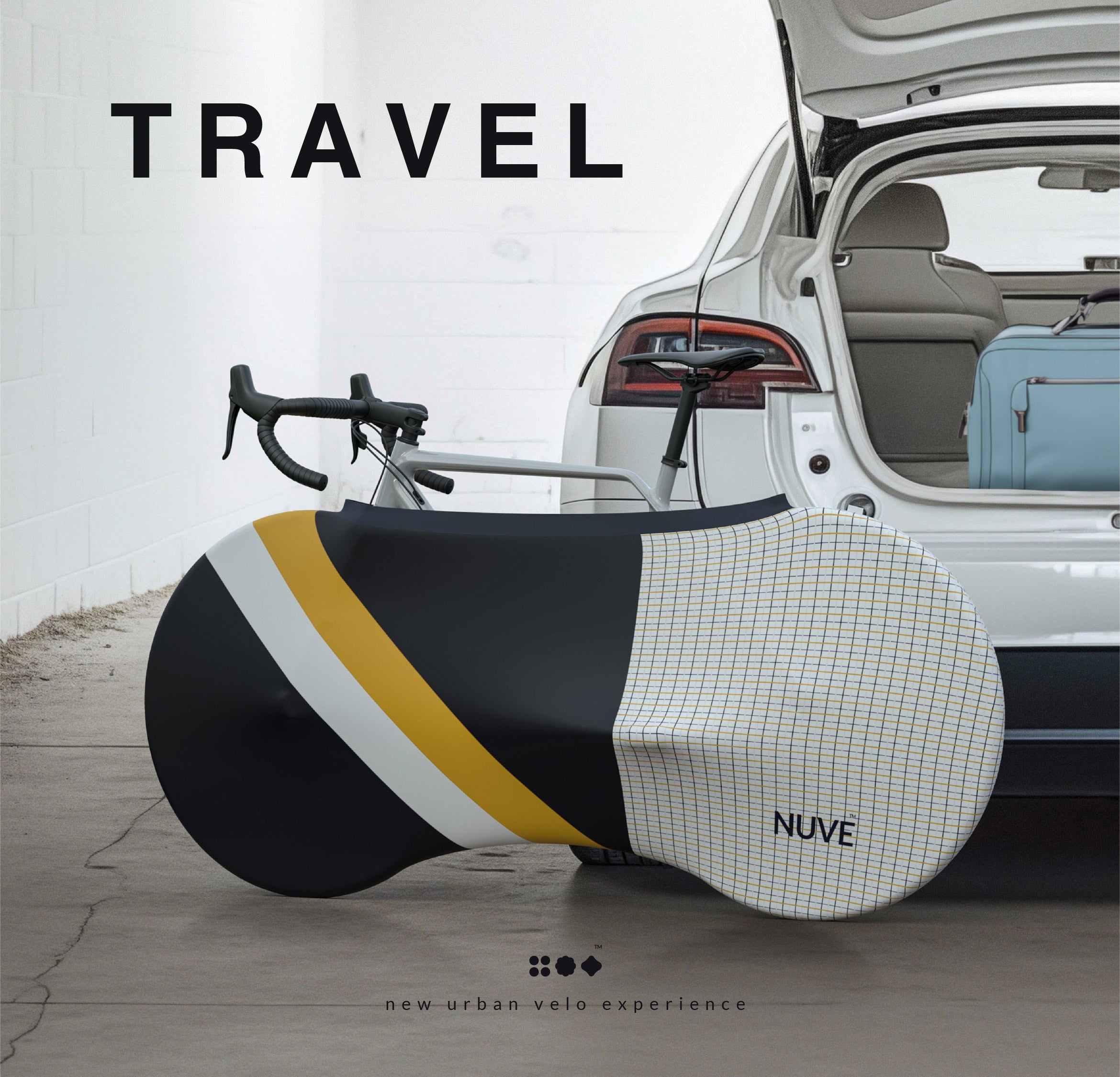 NUVE NX2 Hackney Plaid 屋内用自転車カバー NUVE - NX2 Hackney Plaid | Indoor Bike Cover