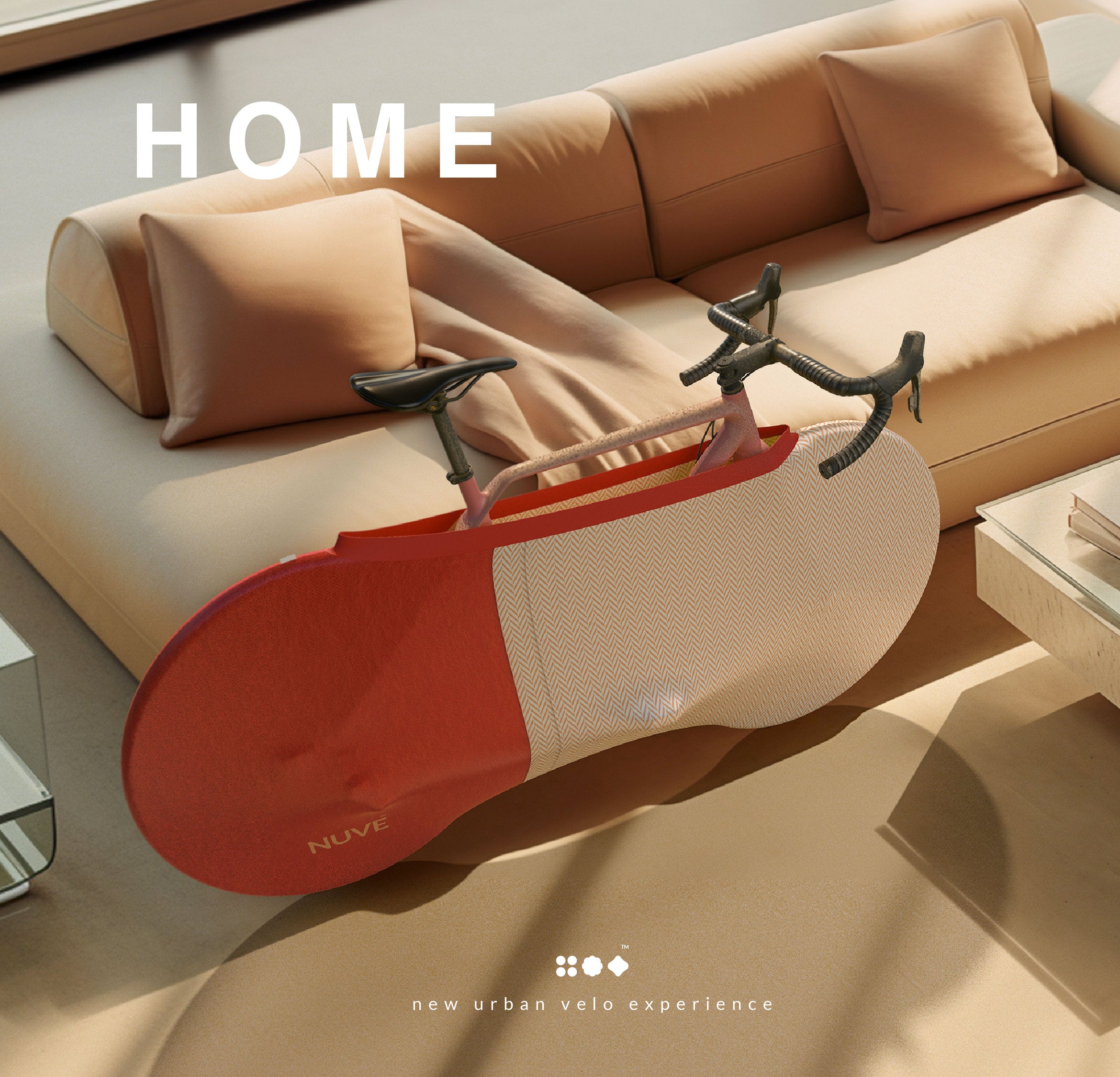 NUVE - NX2 Hackney Plaid | Indoor Bike Cover
